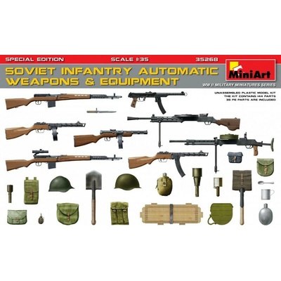 MiniArt Soviet Infantry Automatic Weapons & Equipment. Spec. ed. 1:35