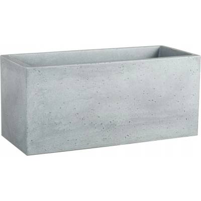 Scheurich Květináč plast šedý 59 x 25 x 27 cm