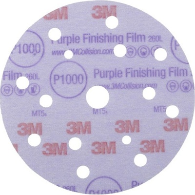 3M 51155 260L+ Brusný kotúč s.zip 15 dier, P800