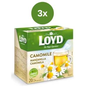 LOYD Чай Loyd пирамидален с лайка 3x30g