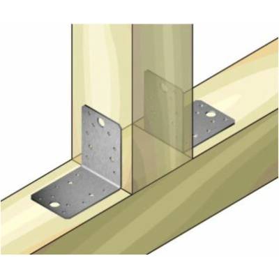 Haushalt Montážní úhel 90 x 90 x 65 x 2,5 mm