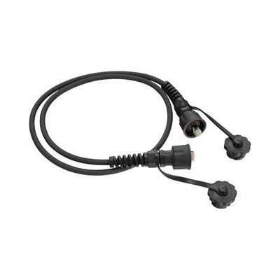 Solarix C6-IN-315BK-10MB Průmyslový patch kabel CAT6 FTP 10m černý IP67 Káble 100m, 305m