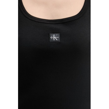 Calvin Klein Рокля от памук с еластан (LV047F257G)