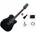 Takamine GD30CE-12BLK Premium SET Black 12-струнна електро-акустична китара