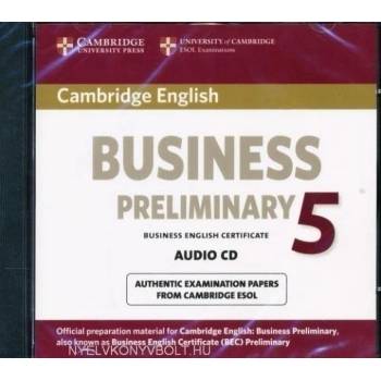 Cambridge BEC Practice Tests Preliminary 5 Audio CD