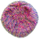 BeanBag Shaggy Multicolor yellow-pink-blue