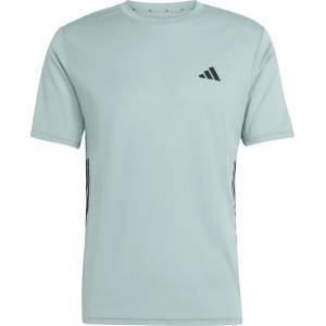 adidas Мъжка спортна тениска Adidas WE Base 3-Stripes Tee Sport shirt - Wonder Sage / Black - размер XXL (216-8714-0815)