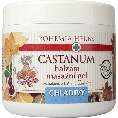 Bohemia Herbs Castanum chladivý masážny gél 600 ml