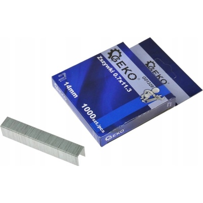 GEKO Spony do sponkovačky 14mm 1000ks