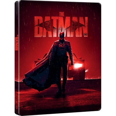 Batman - 2022 - 4K + BD + BD bonus Steelbook motiv Batmobile Head Lights