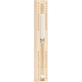 Image 1 of vidaXL Пясъчен таймер за сауна 15 минути масивен бор (51688)