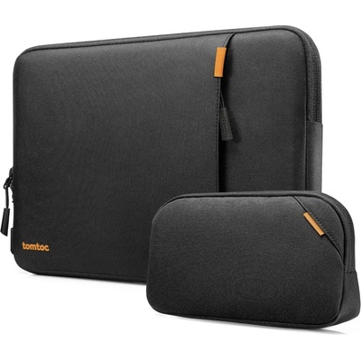 Puzdro Tomtoc Recycled Sleeve with Pouch A13-E11D Black 16"