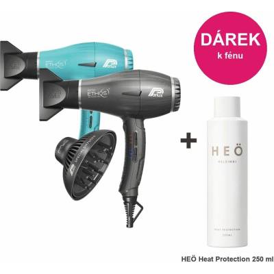 Parlux Ethos + Magic Sense profesionální s ionizační funkcí + difuzér Shiny Grey