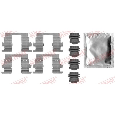 QUICK BRAKE Sada prísluženstva obloženia kotúčovej brzdy 109-0013