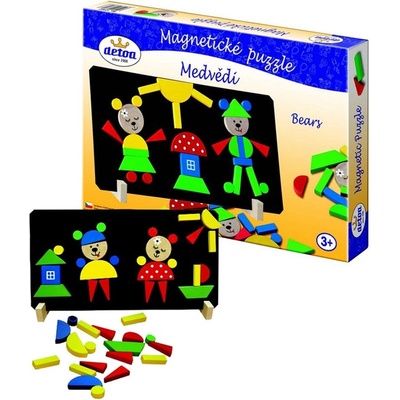 Detoa Magnetické puzzle Medvědi