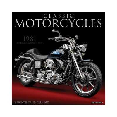 Classic Motorcycles 12 X 12 Wall 2026
