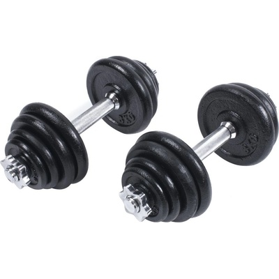 Sportago Fader Set jednoručních nakládacích činek 2 x 15 kg 30 mm – Hledejceny.cz