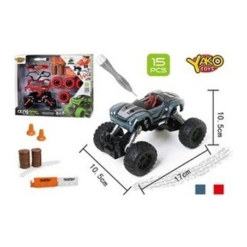 Hm Studio Stavebnice Auto 4WD 15 ks 1:32 zelené