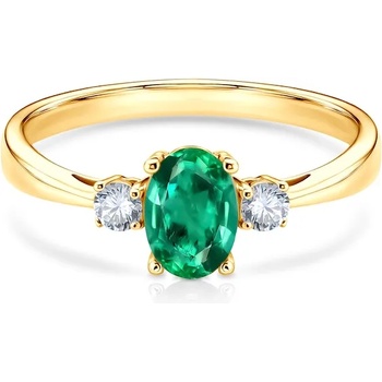 Image 1 of SAVICKI Пръстен Secret Garden: злато, смарагд