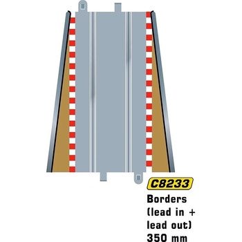 Rozšíření trati SCALEXTRIC C8233 Lead In Lead Out Border Barrier