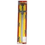 LEAN Toys Warrior Sword Decorated Handle Sounds 80cm x 18cm x 3cm