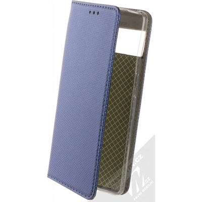 1Mcz Magnet Book flipové pro Google Pixel 7 Pro tmavě modré