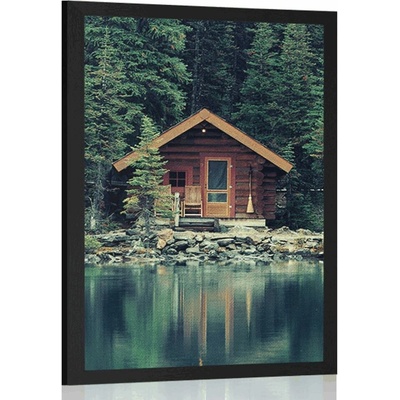 Plakát park Yoho v Kanadě - 20x30 black