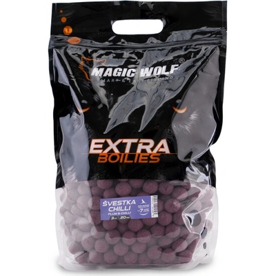 Magic Wolf Slivka / chilli EXTRA Boilies 20 mm 3 kg