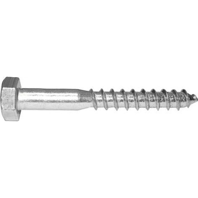 KP Nerezový podstavcový vrut do dreva 5x40 mm 6-hranná hlava, DIN 571, pre zábradlie, schodiska a brány