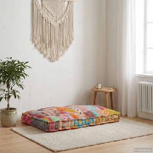vidaXL Кушон за палетен диван Многоцветен 120 x 80 x 12 cm Текстил (4019079)