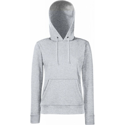 Fruit of the Loom mikina s kapucí a kapsou Tmavý melír 62 038 0