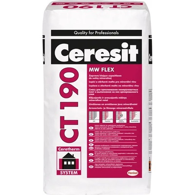 CERESIT СТРОИТЕЛЕН РАЗТВОР ЗА ТОПЛОИЗОЛАЦИЯ ЗА МИНЕРАЛНА ВАТА СТ190 25кг (1979722)