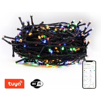 Svetelná reťaz Immax NEO LITE Smart vianočné LED osvetlenie reťaz 40m 400ks diód WW RGB WiFi TUYA 07756L