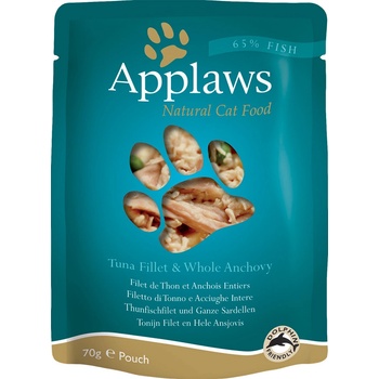 Applaws tuňák & celé sardelky 12 x 70 g