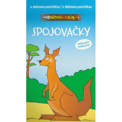 Spojovačky s duhovou pastelkou/s dúhovou pastelkou