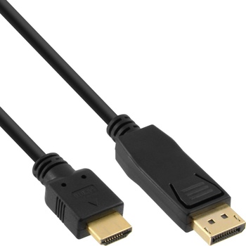 InLine 17182 адаптер за видео кабел 2 м DisplayPort HDMI Черен (17182) (17182)