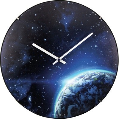 NeXtime Стенен часовник Globe Dome (3176)