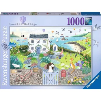 Image 1 of Ravensburger Пъзел Ravensburger от 1000 части - Крайбрежна вила (12001104)