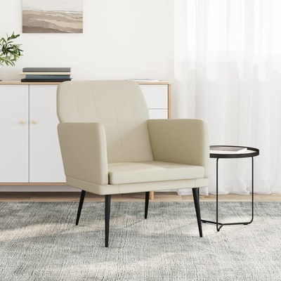 vidaXL krémové 61 x 78 x 80 cm umělá kůže 351393