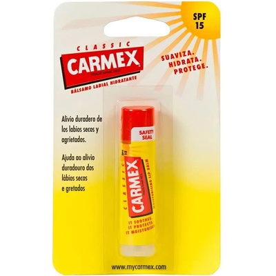 CARMEX 95123 SPF 15 Lip Balm 4.2 g - Clear (Yellow / Red)