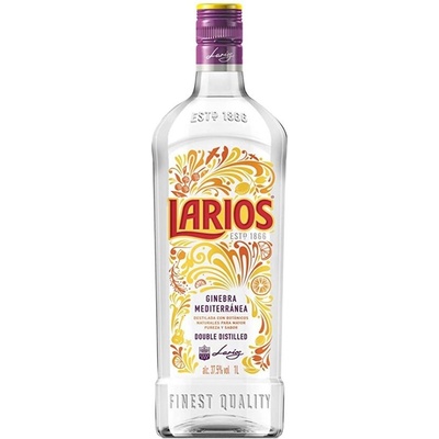 Larios Ginebra Mediterránea 37,5% 1 l (holá láhev)