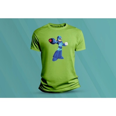 Sandratex dětské bavlněné tričko Mega Man X. lime