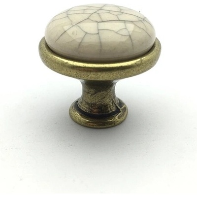 Gamet SIMON staromosaz/porcelán 29 mm