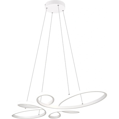 TRIO Бяло LED висящо осветително тяло Fly - Trio (345619131)