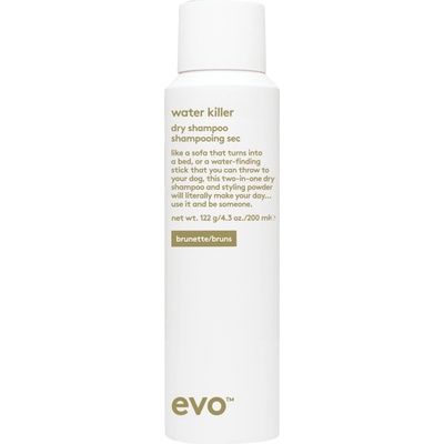 EVO Style Water Killer suchý šampón pre tmavé vlasy 200 ml