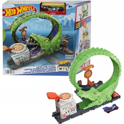 Hot Wheels City Gator Loop Attack playset​​