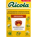 Bonbóny RICOLA Zázvor pomerančová máta bez cukru 40 g