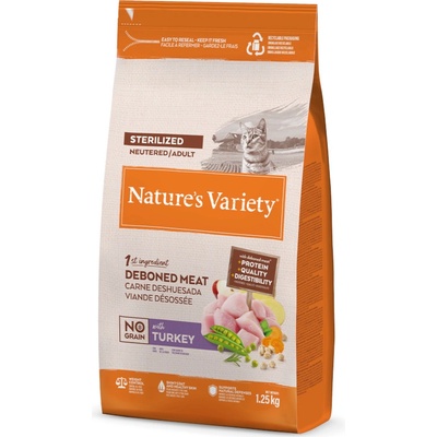 Nature's Variety Sterilized Cat Original No Grain Turkey 1,25 kg