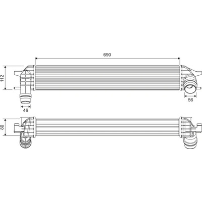 chladič turba VALEO 818696