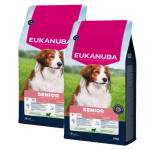 EUKANUBA Mature & Senior Small & Medium Breeds Агнешко и ориз 2x12кг